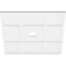 Ekena Millwork Rubik Architectural Grade PVC Contemporary Ceiling Medallion, 26"OD x 3"ID x 9"C x 1"P CMP26RK-03000 - alternate 2
